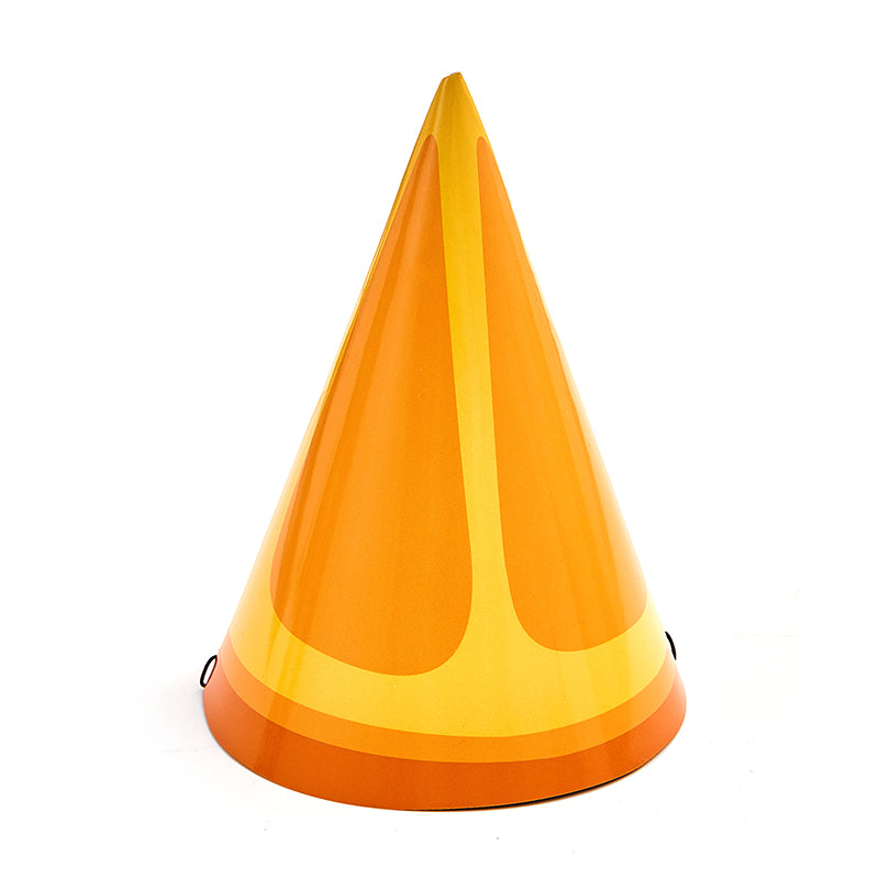 Orange Party Hat (1 Piece)