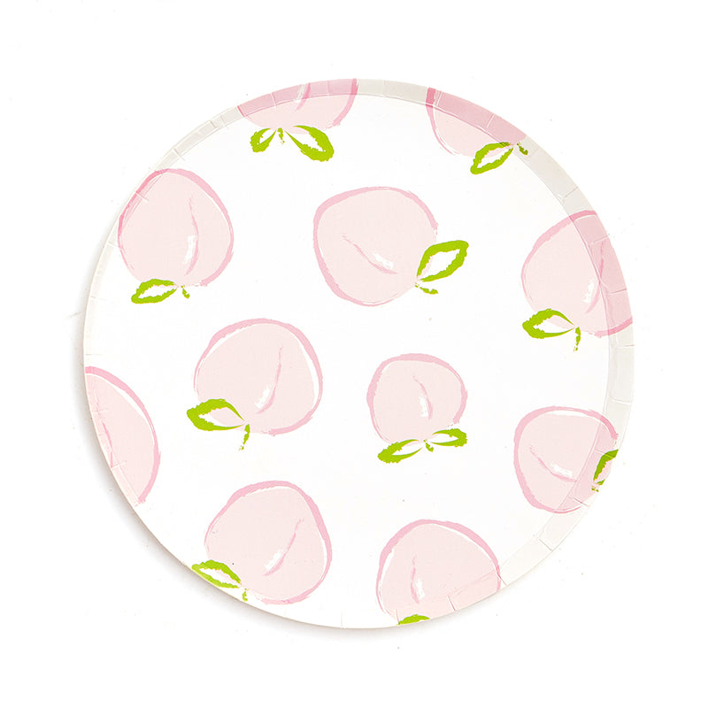 7inch Peach Party Plates (8 Pieces)