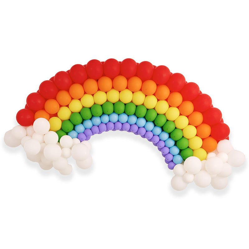 Rainbow Balloons Garland (236+ Pieces)