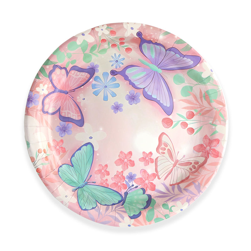 9inch Butterfly Plates (10 Pieces)