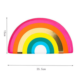 Rainbow Party Plates (8 Pieces)