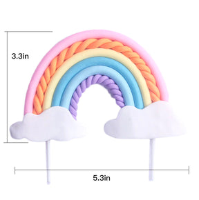 Rainbow Cake Topper (1 Piece)