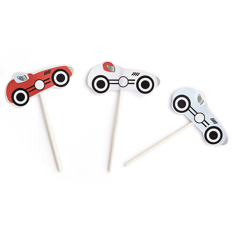 Race Car Cupcake Kit (6 Pieces)