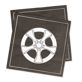 Wheel Napkins (24 Pieces)