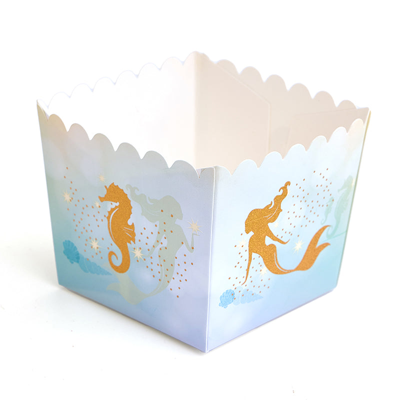 Mermaid Popcorn Boxes (6 Pieces)