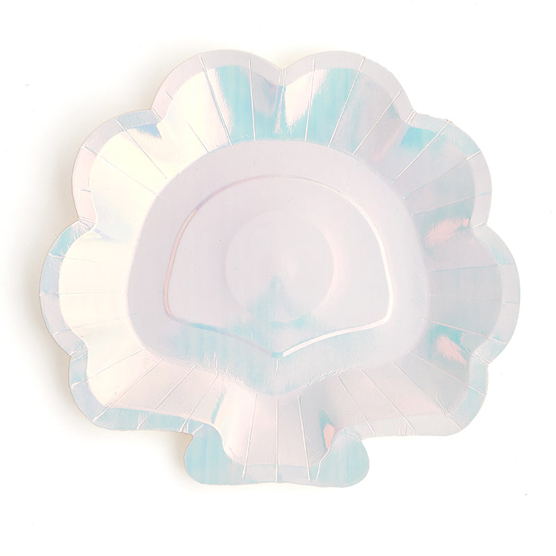 9inch Seashell Party Plates (8 Pieces)