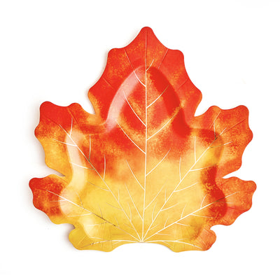 9inch Maple Leaf Party Plates (8 Pieces)