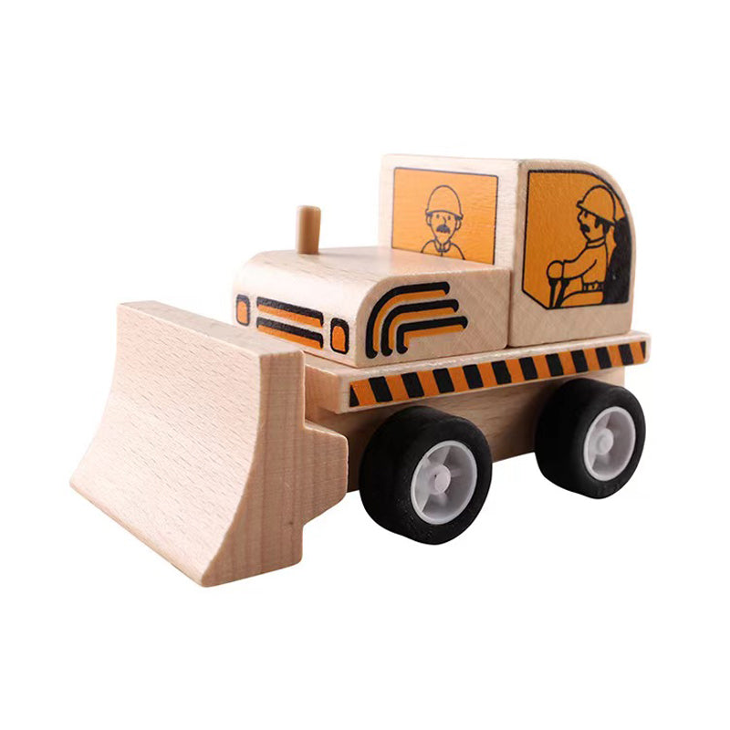 Wooden Bulldozer Toy (1 Piece)