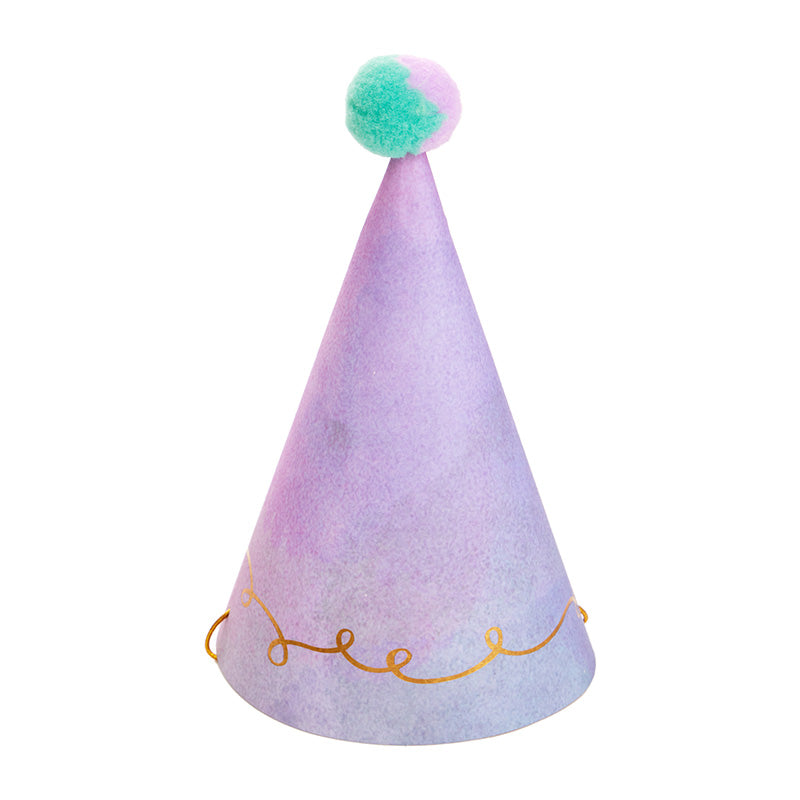 Purple Party Hat (1 Piece)