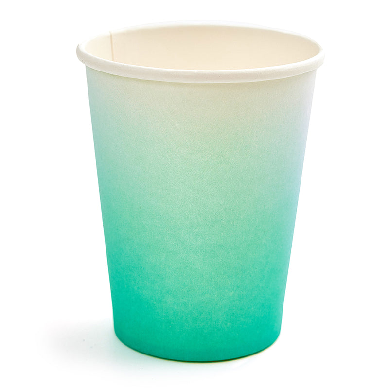 Turquoise Party Cups (8 Pieces)