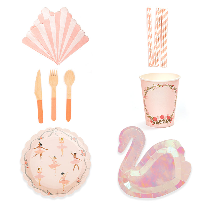 Ballet Party Tableware Set (8-Serve)