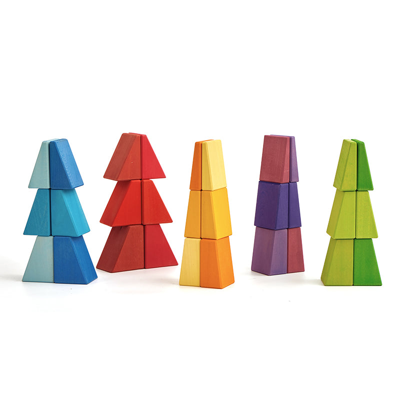 Rainbow Stacker Blocks Set