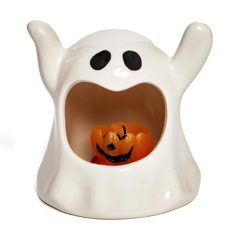 White Ghost Candle Holder Cup (1 Piece)