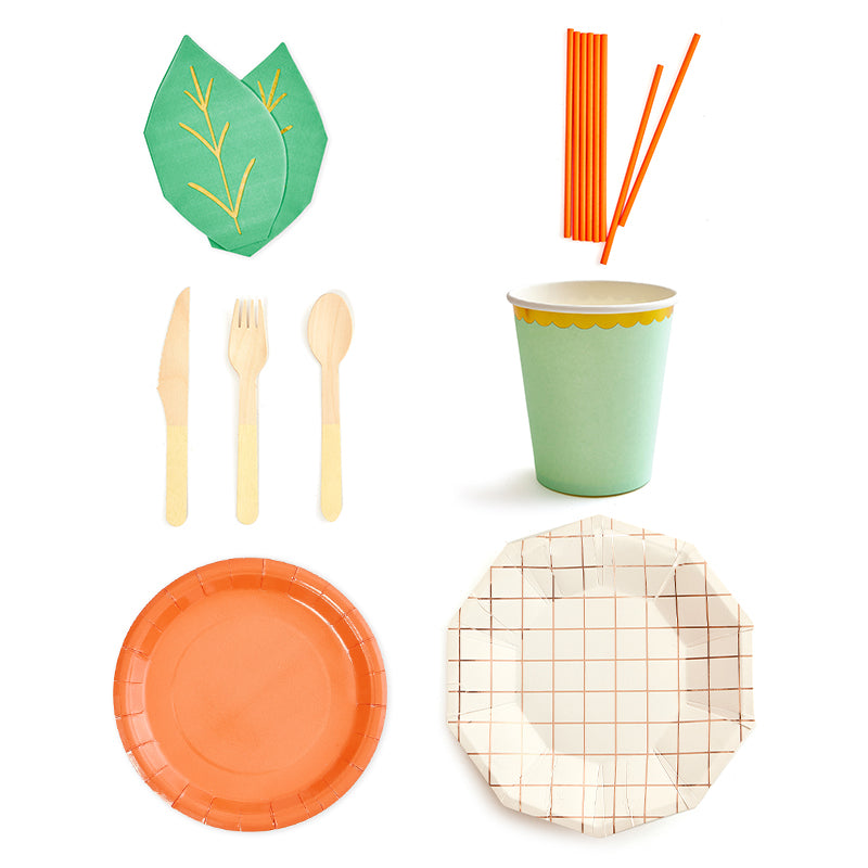 Back to School Party Tableware Set (8-Serve)