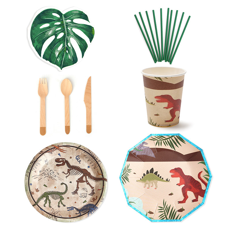 Dinosaur Party Tableware Set (8-Serve)