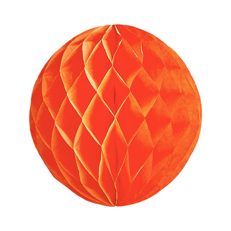 Orange Honeycomb Decor (1 Piece)