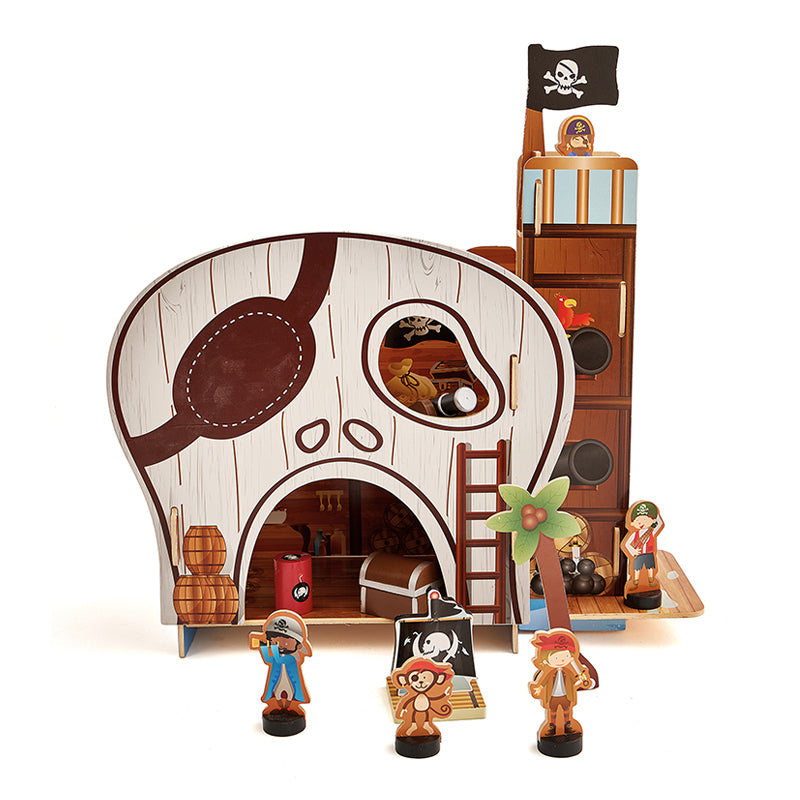 3D Wooden Pirate Puzzle Toy (1 Pack)