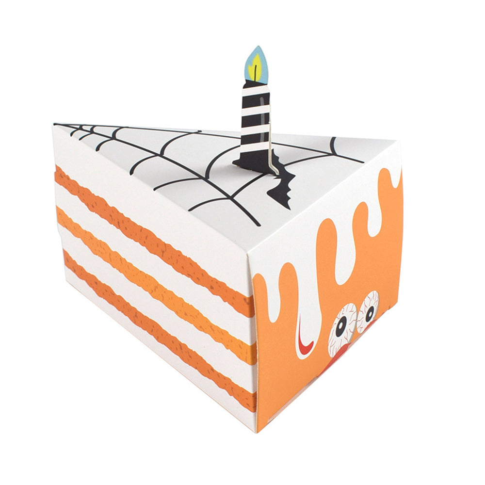 Halloween Cake Treat Boxes (10 Pieces)