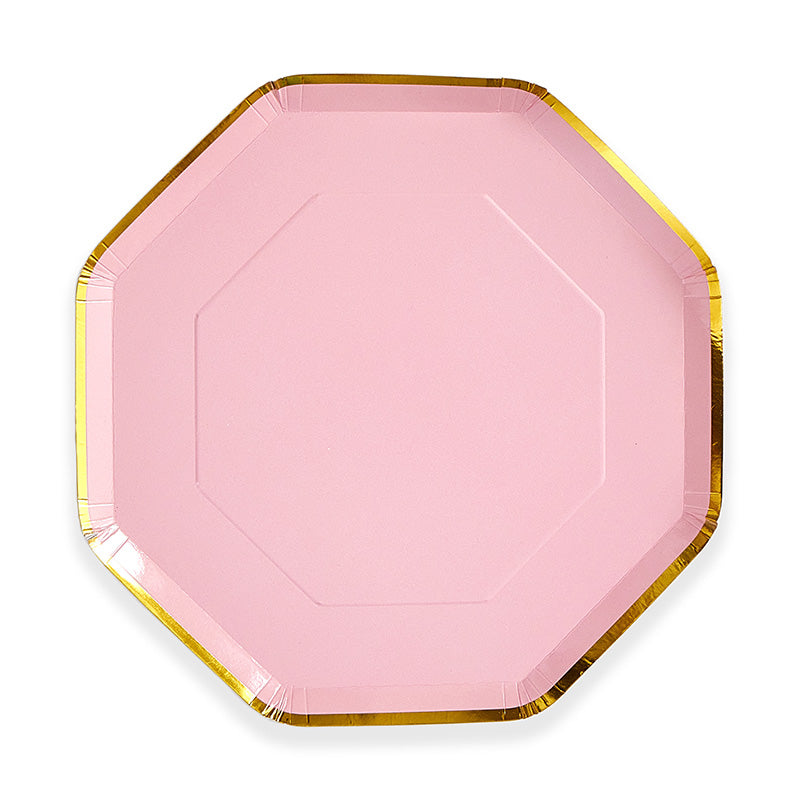 Pink Party Plates (8 Pieces)