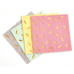 Colorful Sprinkle Napkins (16 Pieces)