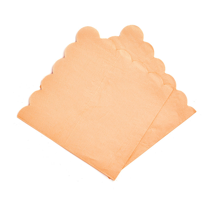 Orange Napkins (16 Pieces)