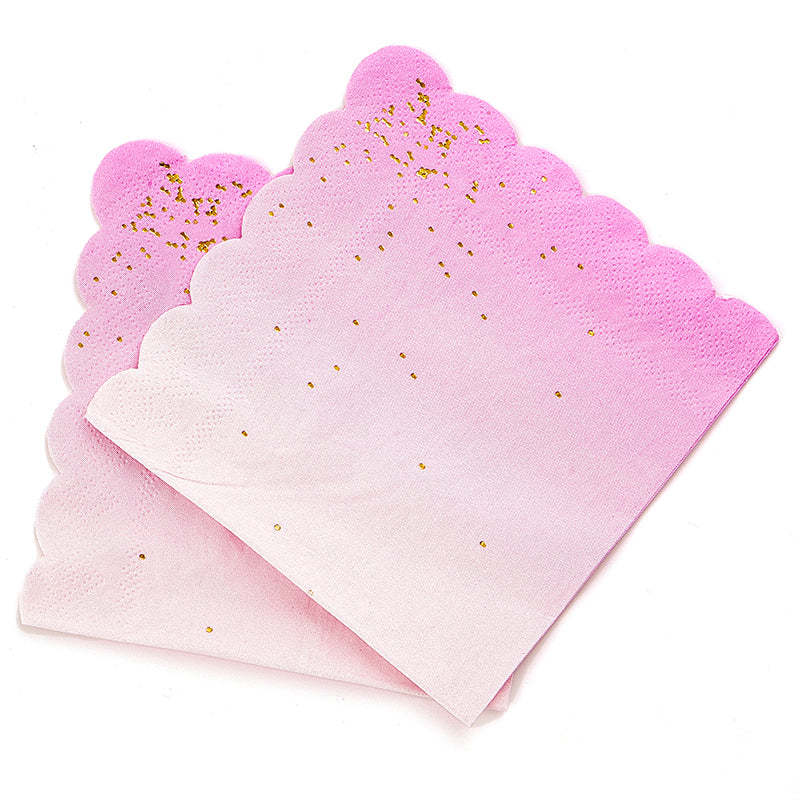 Pink Napkins (16 Pieces)