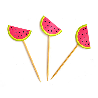 Watermelon Cupcake Picks (10 Pieces)