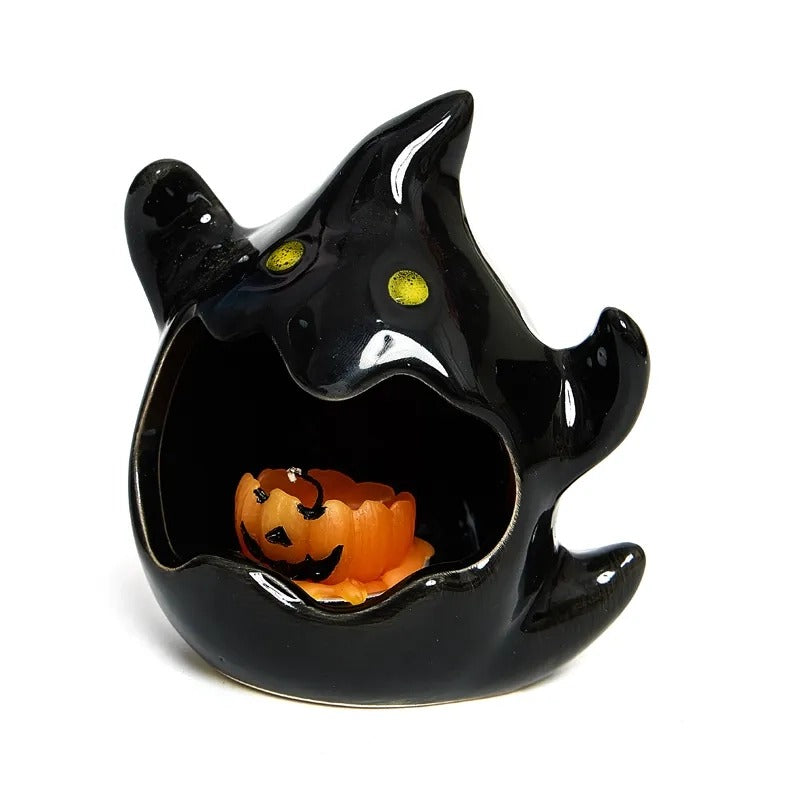 Black Ghost Candle Holder Cup (1 Piece)