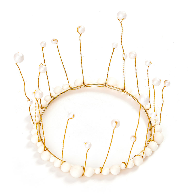 Pearl Crown Cake Decor (1 Piece)