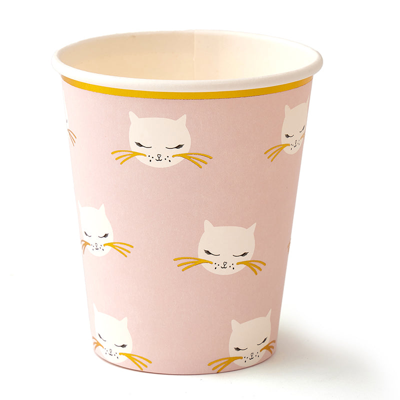 Cat Party Cups (8 Pieces)