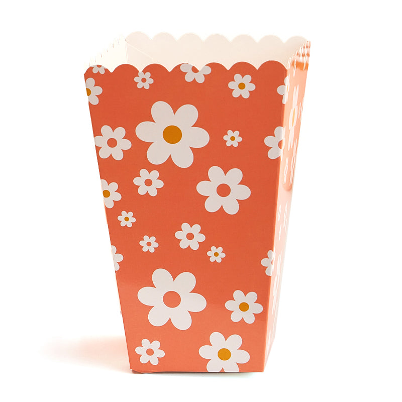 Daisy Popcorn Boxes (10 Pieces)