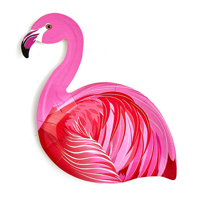 Flamingo Party Plates (8 Pieces)