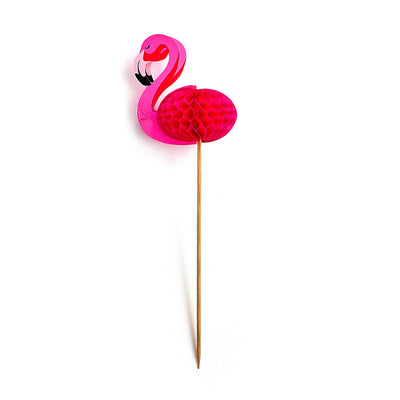 Flamingo Cupcake Picks (8 Pieces)