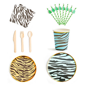 Safari Party Tableware Set (8-Serve)