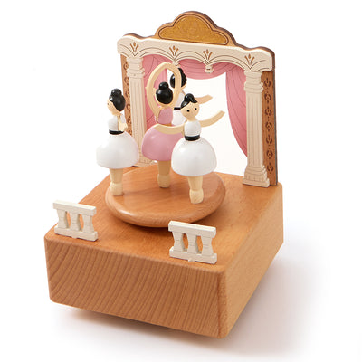 Wooden Ballerina Music Box (1 Pack)