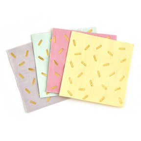 Colorful Sprinkle Napkins (16 Pieces)