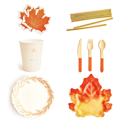 Autumn Party Tableware Set (8-Serve)