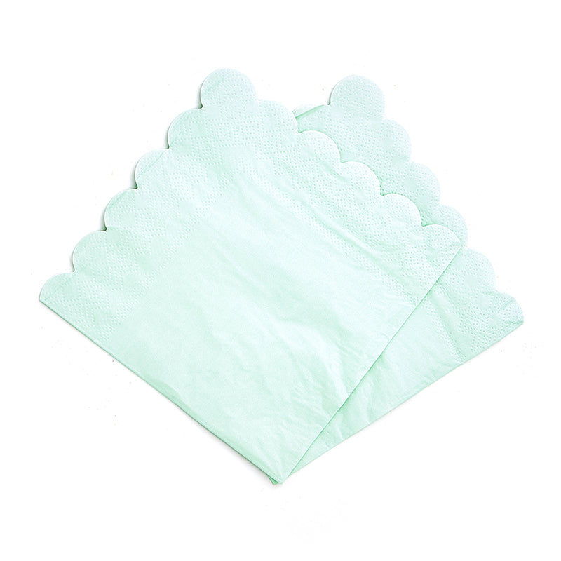 Light Green Napkins (16 Pieces)