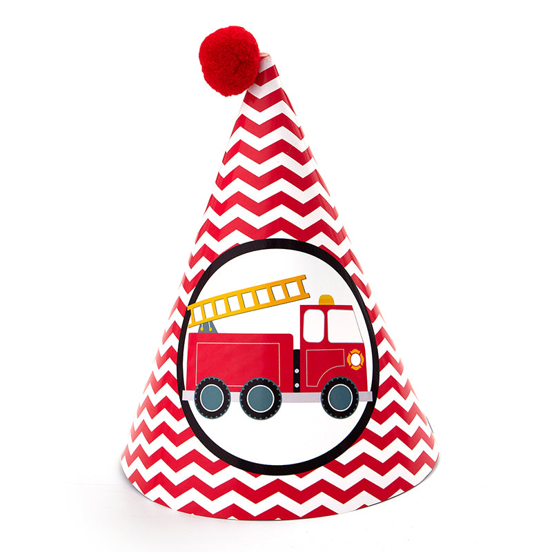 Fire Truck Party Hat (1 Piece)