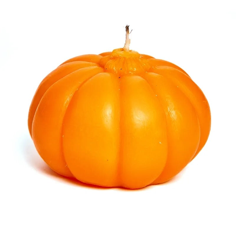 Orange Pumkin Shaped Candle (1 Piece)