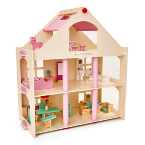 Wooden Dollhouse (1 Pack)