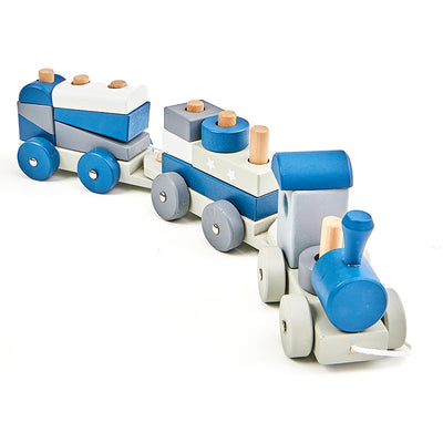 Wooden Stacking Train Toy Set  (1 Pack)