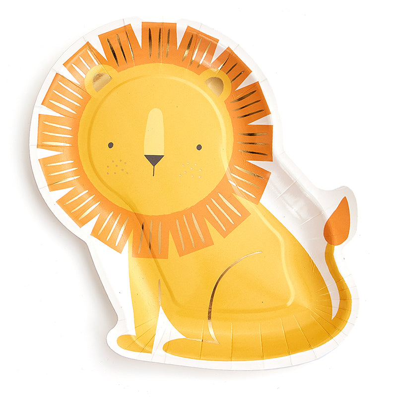 9inch Lion Party Plates (8 Pieces)