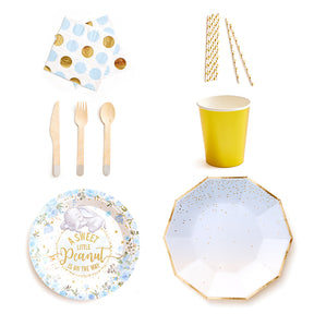 Baby Shower Party Tableware Set (8-Serve)