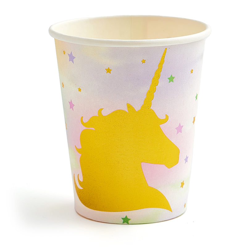 Unicorn Party Cups (8 Pieces)