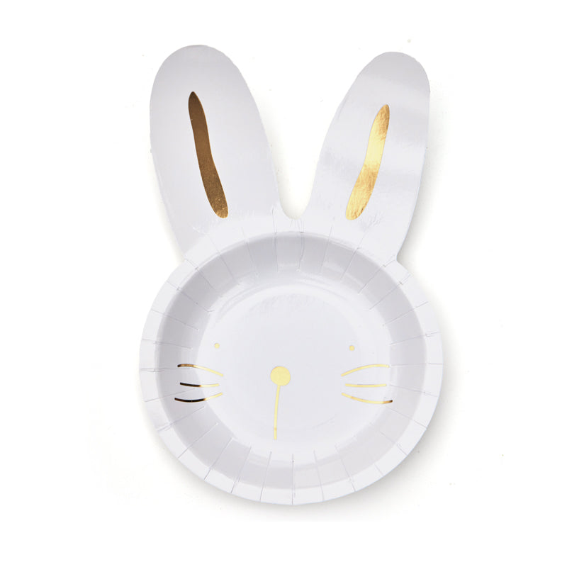 Bunny Party Plates (8 Pieces)