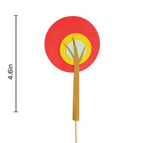 Red Tree Cupcake Pick (1 Piece)