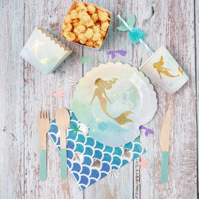 Mermaid Party Tableware Set (8-Serve)