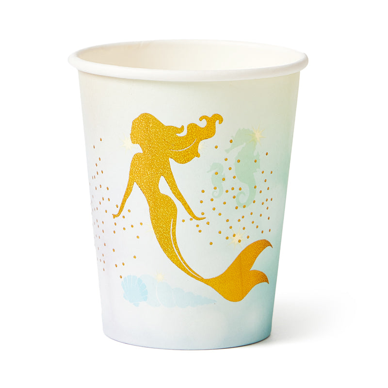 Mermaid Party Cups (8 Pieces)