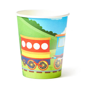 Train Party Cups (8 Pieces)